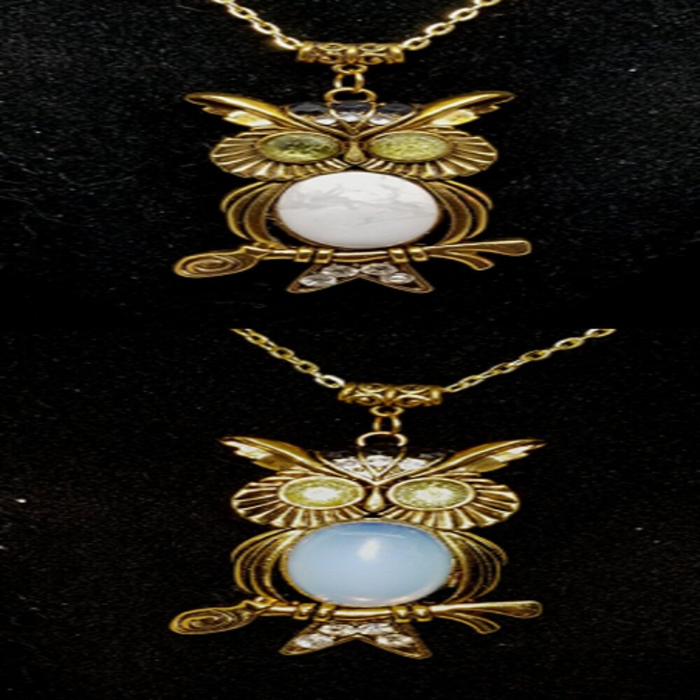 Golden Owl Necklace